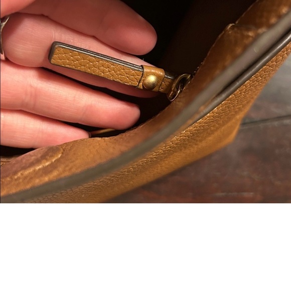 Tory Burch Brown Leather Shoulder Bag - Picture 5 of 6